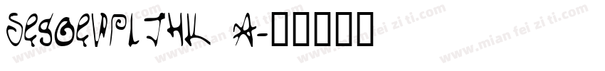 SegoeWPLTHK A字体转换